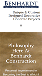 Mobile Screenshot of benhardtconstruction.com